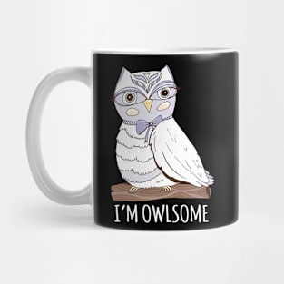 Girls Im Owlsome Owls Mug